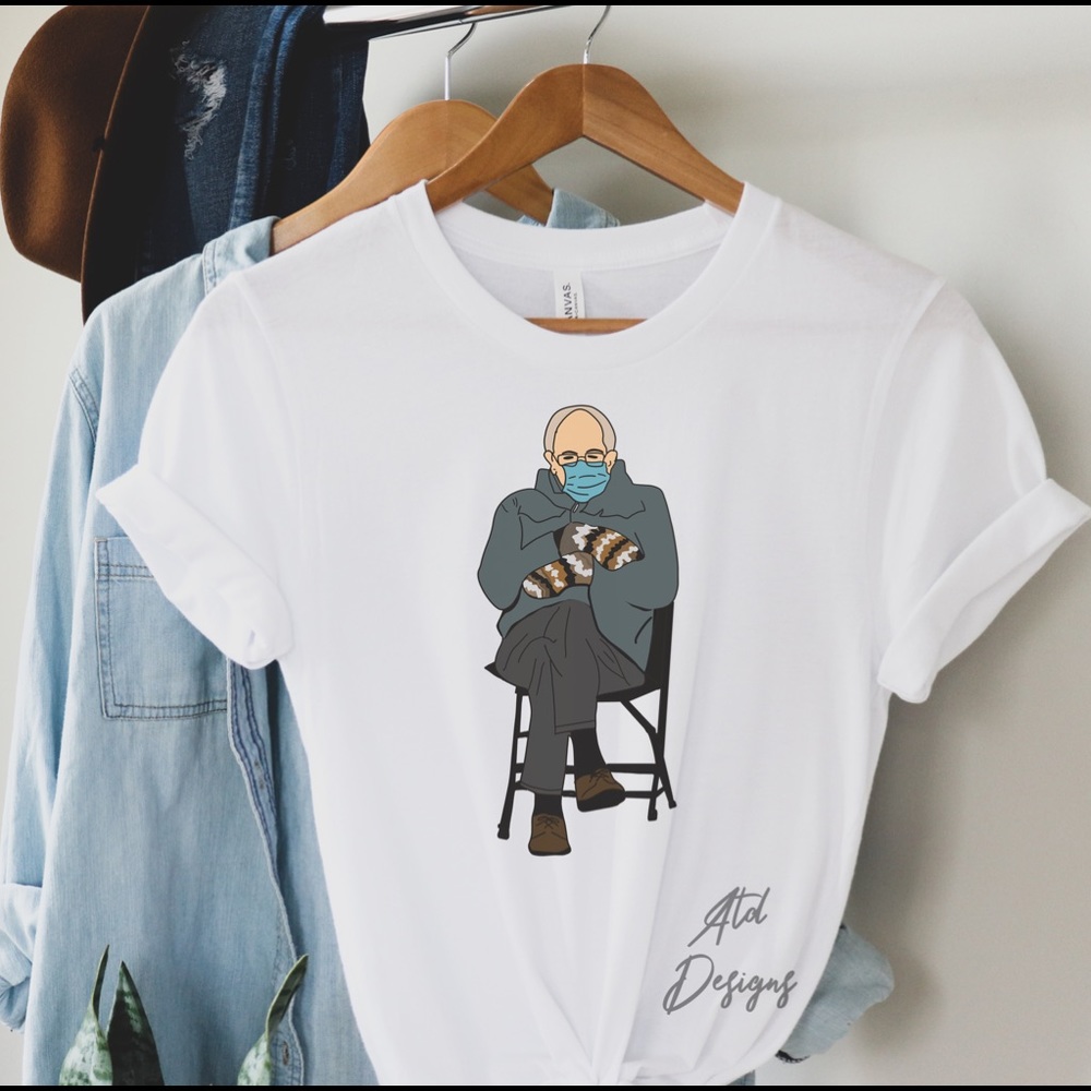 Bernie Sanders Mittens Meme T-Shirt